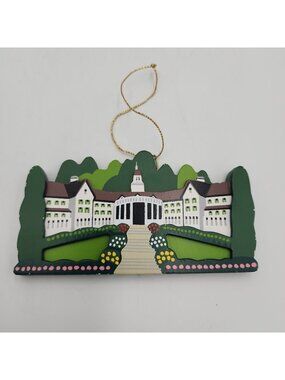 The Sagamore Bolton Landing New York Wooden Ornament 1993